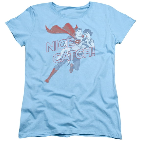 Superman - Nice Catch - Women's Short Sleeve Shirt - X-Large