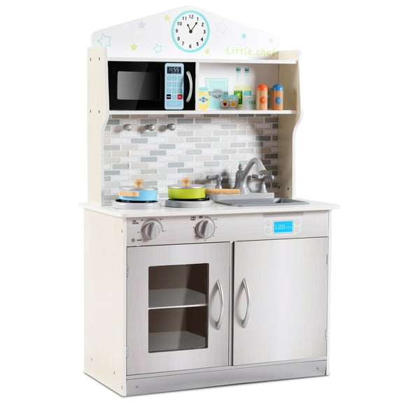 Patiojoy Kids Cooking Pretend Kitchen Toy Play Set for Toddler
