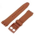 thumbnail image 1 of Femmes Hommes Bracelet Réglable Fermoir Bracelet Réglable Bracelet Bracelet Portable Ceinture Réparation Montre Mise à Niveau Accessoires Remplacement pour Swatch Brun, 1 of 8