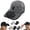 Dark Gray, variant on Solar Fan Hat, Solar Rechargeable Peak Cap, Cooling Hats for Hot Weather, 3-Speed Quiet Fan