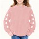 thumbnail image 4 of Blusas y camisas de manga larga con cuello redondo para niños Estampados navideños de manga larga Casual Suelto Forro polar para mayor calidez Sudadera con capucha de manga larga con cuello redondo pa, 4 of 5