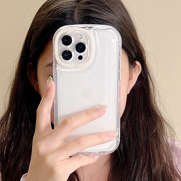 Más Reciente Funda De Cojín De Aire Para iPhone 11 12 Pro Max Trasera De Silicona De TPU Suave Con Soporte Para Teléfono Móvil