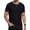 Black, variant on RICHCOIN Mens T Shirt Short Sleeve Crewneck Casual Color Block Summer Tops