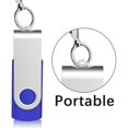 thumbnail image 4 of Clé USB 16 Go 3 Pack Clé Mémoire USB 16 Go Stockage de Données USB 2.0 Clés 16G Design Pivotant (3 Pcs, Rouge/bleu/vert), 4 of 7