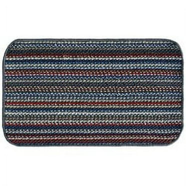 Mainstays Carnival Stripe Polypropylene Assorted Multi Colors Indoor Area Rug, 18" x 30"