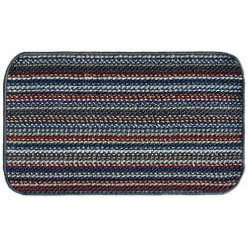 Mainstays Carnival Stripe Polypropylene Assorted Multi Colors Indoor Area Rug, 18" x 30"