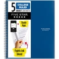 thumbnail image 4 of (4 pack) Five Star Spiral Notebook + Study App, 5 Subject, College Ruled, 8.5" x 11", 4 of 12