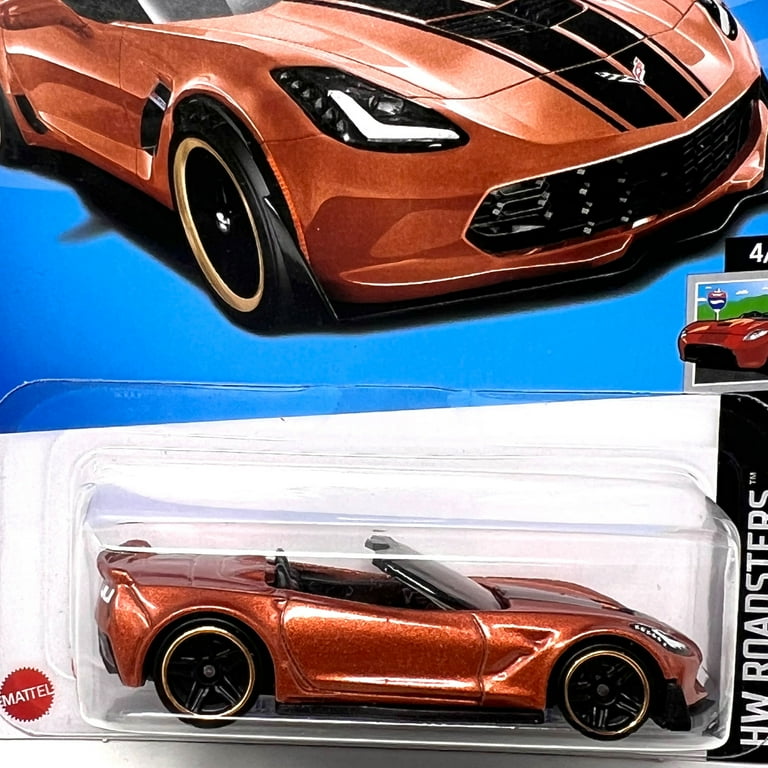 Hot Wheels HW Roadsters Corvette C7 Z06 Convertible Copper Color Walmart