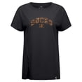 thumbnail image 2 of Women's Levelwear Black Anaheim Ducks Desert Camo Influx Decoy T-Shirt, 2 of 3