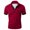 Red, variant on Men's Polo Shirts Summer Golf Short Sleeve Button Up Collared Business Tops Comfortable Work Slim Fit Stretchy Mens T-Shirts Orange XXXL