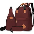 thumbnail image 1 of Mochila Shendy Vendy Backpack Impermeable Set De 3pzs Con Riñonera Y Puerto Usb, 1 of 6