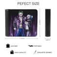thumbnail image 2 of Harley Quinn Joker Animated PU Leather Bifold Wallet Money Organizers Gift With Card Slots For Men And Women, 2 of 7