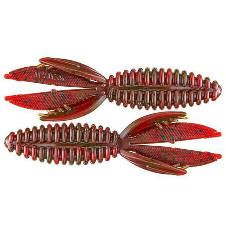Yum Bait YHGM3385 Hellgrammite Copper Creek 3in Soft Bait Fishing Lures (8  Pack) for sale online