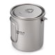 thumbnail image 2 of Copa de titanio Olla de titanio ultraligera de 750 ml Taza de agua de titanio portátil con tapa y as Lixada Copa de titanio, 2 of 7