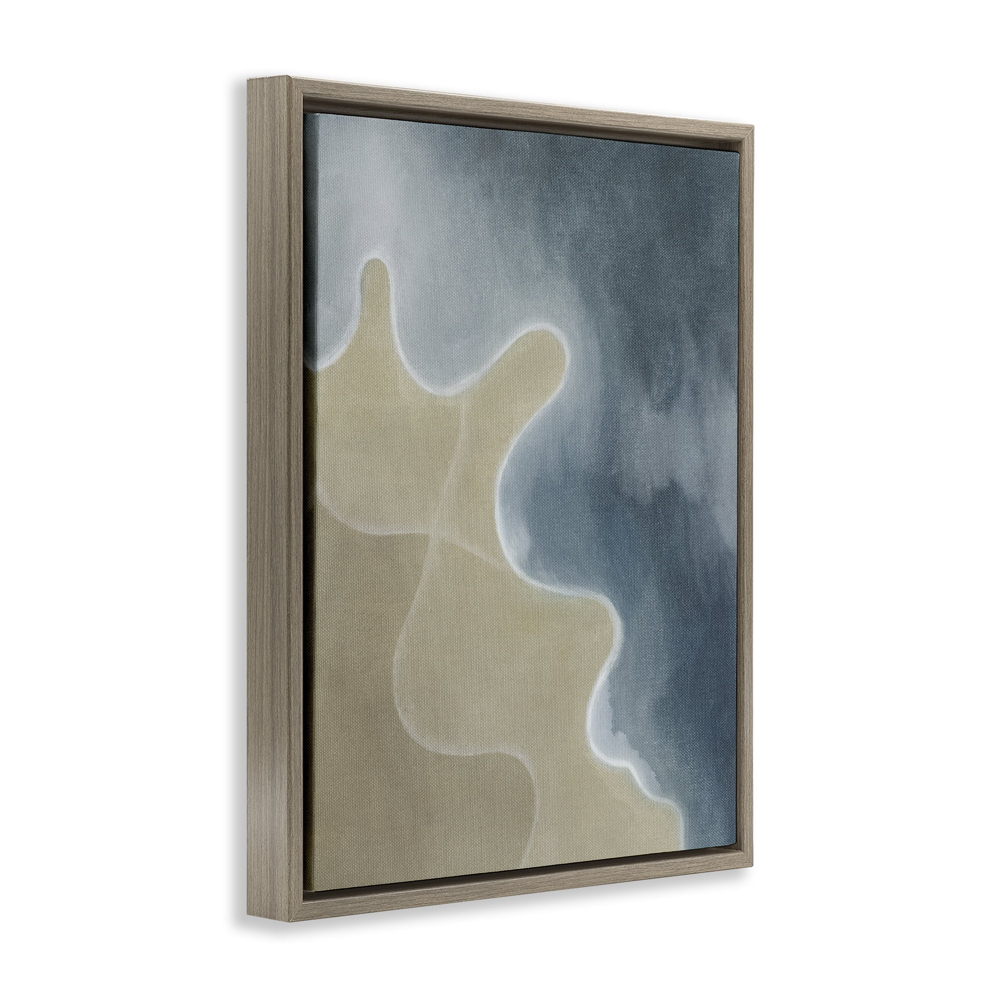 Stupell Industries Turning The Tides Contour Brown Framed Floater Canvas Wall Art, design by Grace Popp
