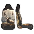 thumbnail image 3 of Sikiie Enchanted Deer In Cave Car Seat Protector 2 Pack Car Seat Cushion Mat, Car Seat Covers for SUV, Truck, Van, 3 of 7