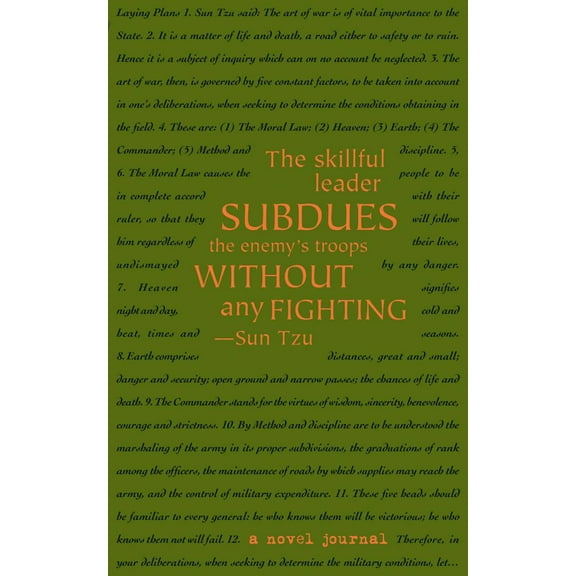 Sun Tzu: A Novel Journal: the Art of War (Compact) (Paperback)