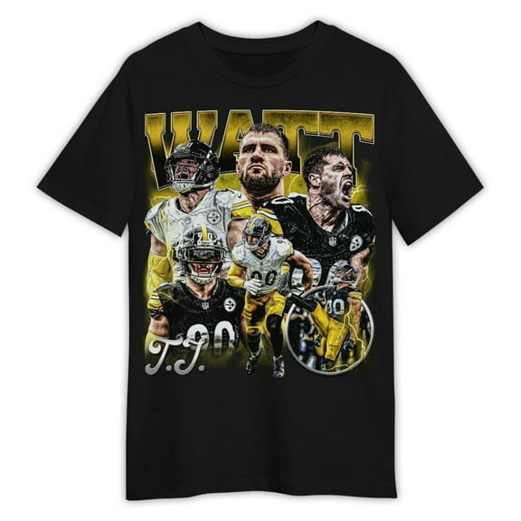 T.J. Watt Shirt, Football American Graphic Vintage, Football 90s Bootleg Inspired Gift Fan Unisex Shirt