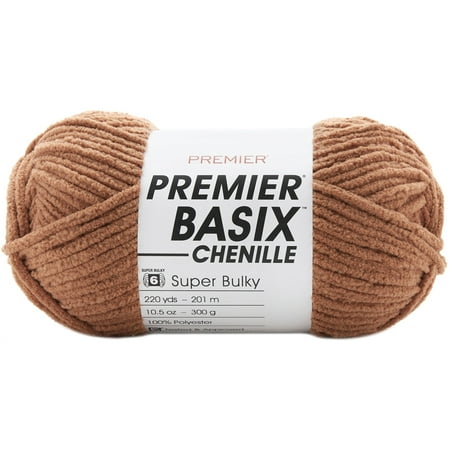 Premier Yarns Basix Chenille Yarn-Caramel -2055-05 | Walmart Canada