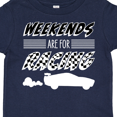 thumbnail image 4 of Inktastic Weekends Are for Racing Race Car Silhouette and Racing Flag Boys or Girls Toddler T-Shirt, 4 of 5