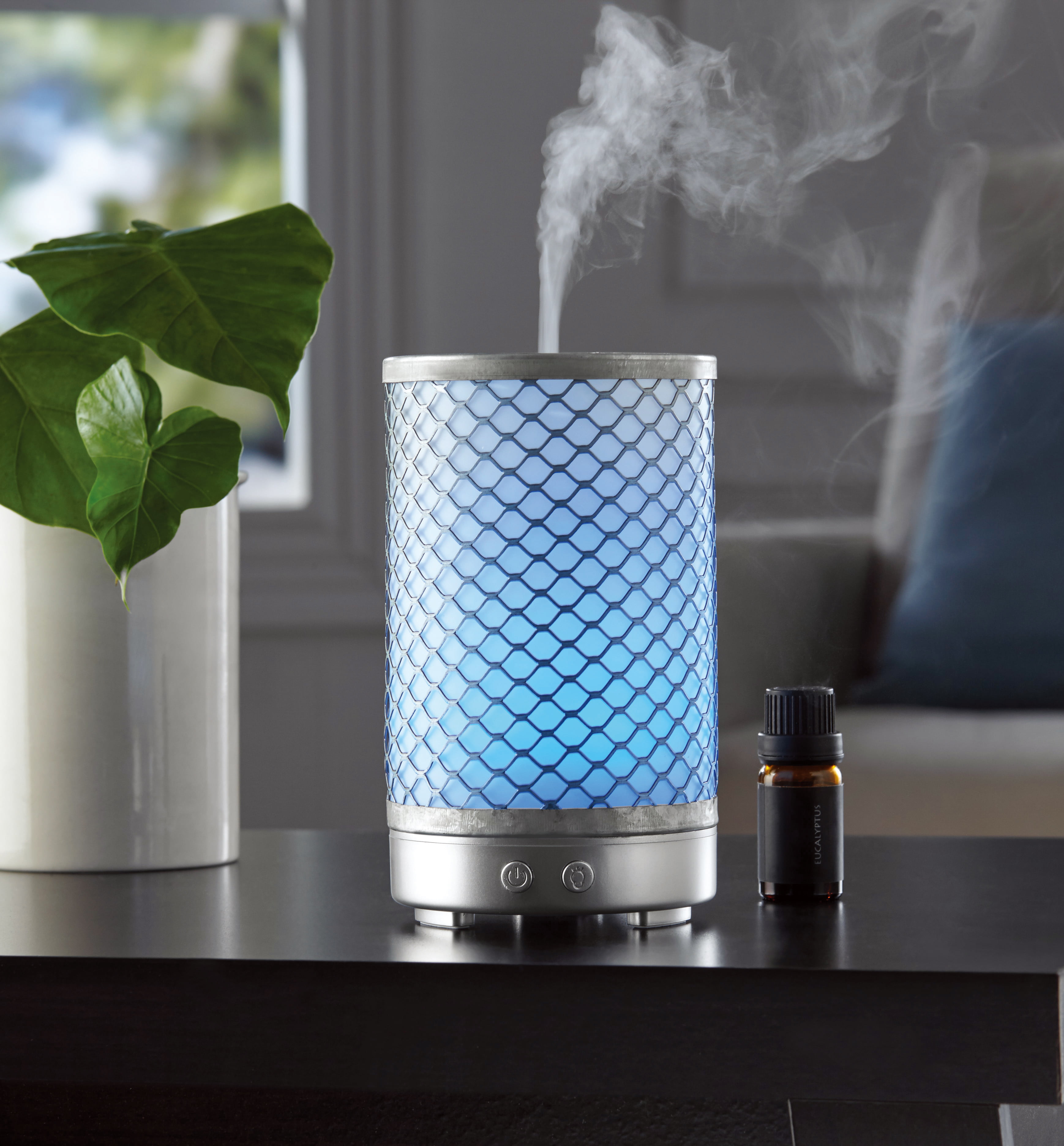 Mainstays Cool Mist Ultrasonic Aroma Diffuser, Chain Link