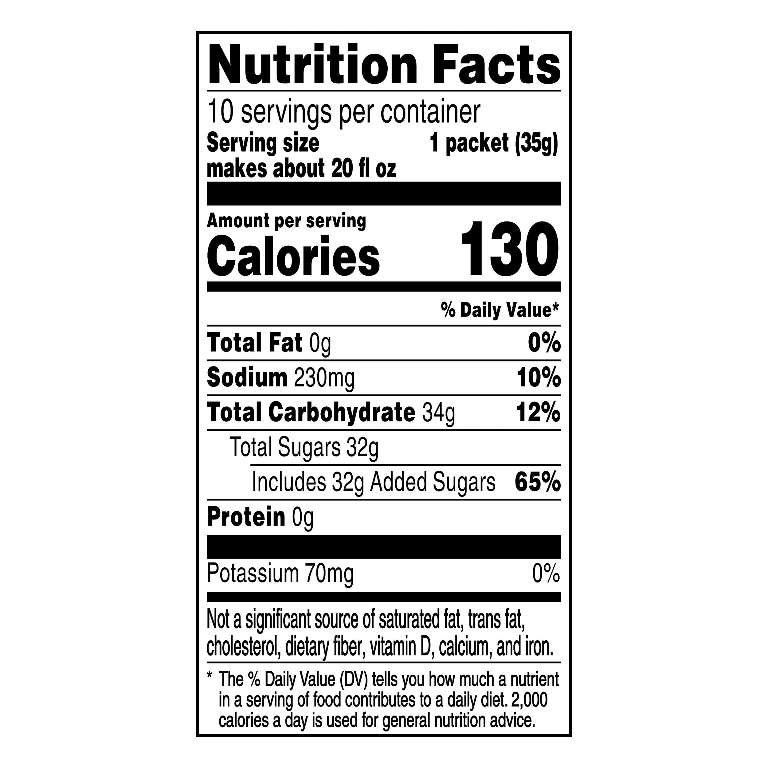 (8 pack) Gatorade Thirst Quencher Lemon-Lime Sports Drink Mix Powder, 1.23 oz, 10 Count Packets