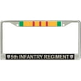 thumbnail image 1 of 5th Infantry Regiment Vietnam Veteran License Plate Frame, 1 of 1