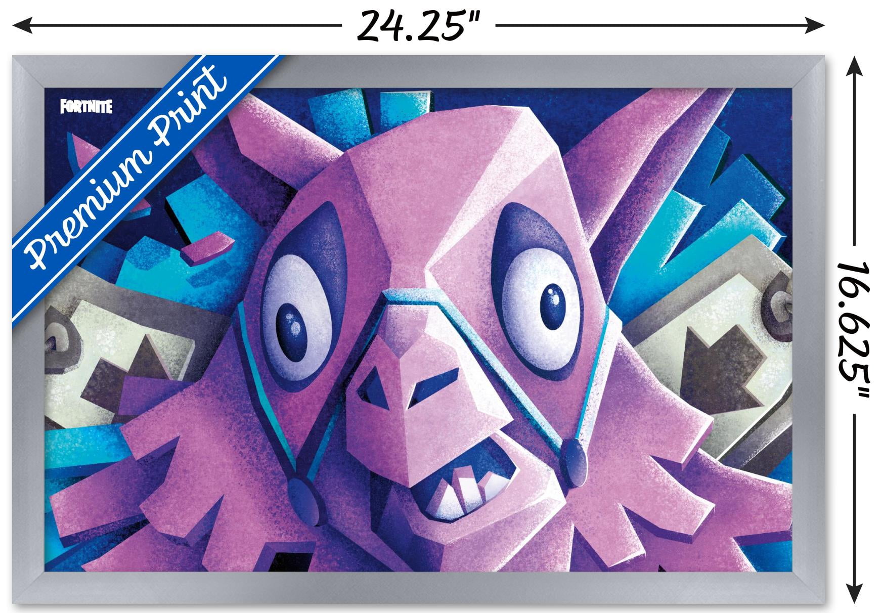 Fortnite - Llama Wall Poster, 14.725" x 22.375", Framed