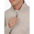 thumbnail image 5 of Chaps Men's & Big Men's Mini Ottoman Quarter Zip Sweater, Sizes S-3XL, 5 of 8