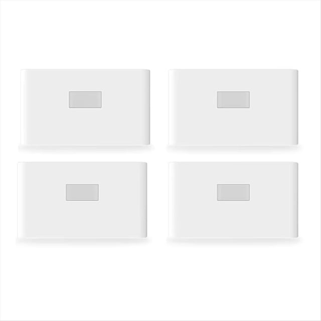 Luz LED con Sensor Inteligente Recargable, Luz de Pared con Sensor de Movimiento para Dormitorio, Pasillo, Iluminación de Armario, 4 Piezas