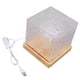thumbnail image 2 of Luz de noche con patrón de agua giratoria, luz de noche USB, 3 luces de noche USB, lámpara de noche de escritorio diseñada meticulosamente, 2 of 12
