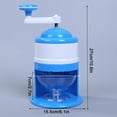 thumbnail image 3 of Aodebiao Manual Shaved Ice Shaver, Portable Snow Cone Maker Machine with Ice-Trays, Small Hand Operated Crank Slushy-Maker Machine, Ice Crusher for Snow Cones, for Outdoor Picnics, 3 of 9