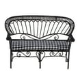thumbnail image 2 of 2x Banco de Jardín de Hadas 1:12 Casa de Silla Metal para Adornos de de Bricolaje, 2 of 8