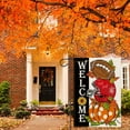 thumbnail image 4 of JANS.NO1 Welcome Fall Garden Flag For Outside Football Pumpkin Seasonal Burlap Flag Small Garden Flags Double Sided Clearance Helmet Fall Y'all Yard Flag Thanksgiving Holiday Mini Decoration black), 4 of 4