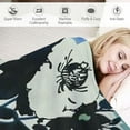thumbnail image 3 of Shiartex  Floral Flower Blanket Spring Summer Flowers Decoration for Bedroom Boho Gifts for Women Men Kids Boys Girls Retro Soft Plush Throw Blanket White, 3 of 6