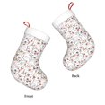 thumbnail image 3 of Salouo Cat Bear Rabbit Print Christmas Stockings,Large Xmas Stocking Set of 1 Holiday and Farmhouse Stocking for Christmas Holiday Party Decoration(17.7*11 Inch), 3 of 7