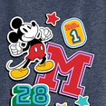 thumbnail image 3 of Disney - Mickey Mouse - Stitched Collegiate Patches - Juniors High Neck Tank Top, 3 of 5