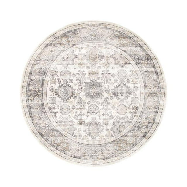 Pasargad Home PRC-1022IG 6x6 6 x 6 ft. Amadeus Design Power Loom Area Rug, Gray