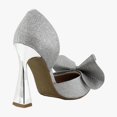 thumbnail image 5 of Betsey Johnson Nobble Women's Heels Silver Size 5.5 M, 5 of 8