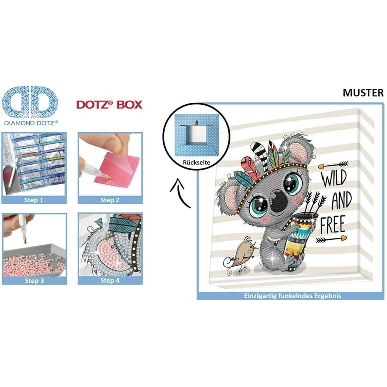 DIAMOND DOTZ® DOTZ® Box Ariel The Baby Dragon Diamond Painting Kit