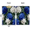 thumbnail image 2 of Acrylic Writing Board Gold 12.5*9 Inch Clipboards Transparent Acrylic Material Suitable For Office Classroom Teachers Fashion Bloggers Stationery Enthusiasts Blue and White Flowers, 2 of 9