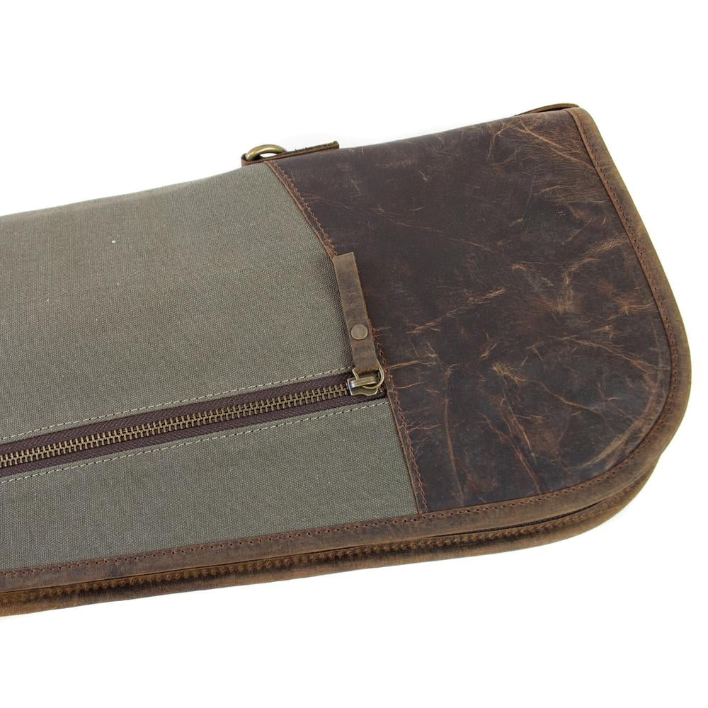 Outdoor Leisure Products Canvas and Leather Shotgun Case