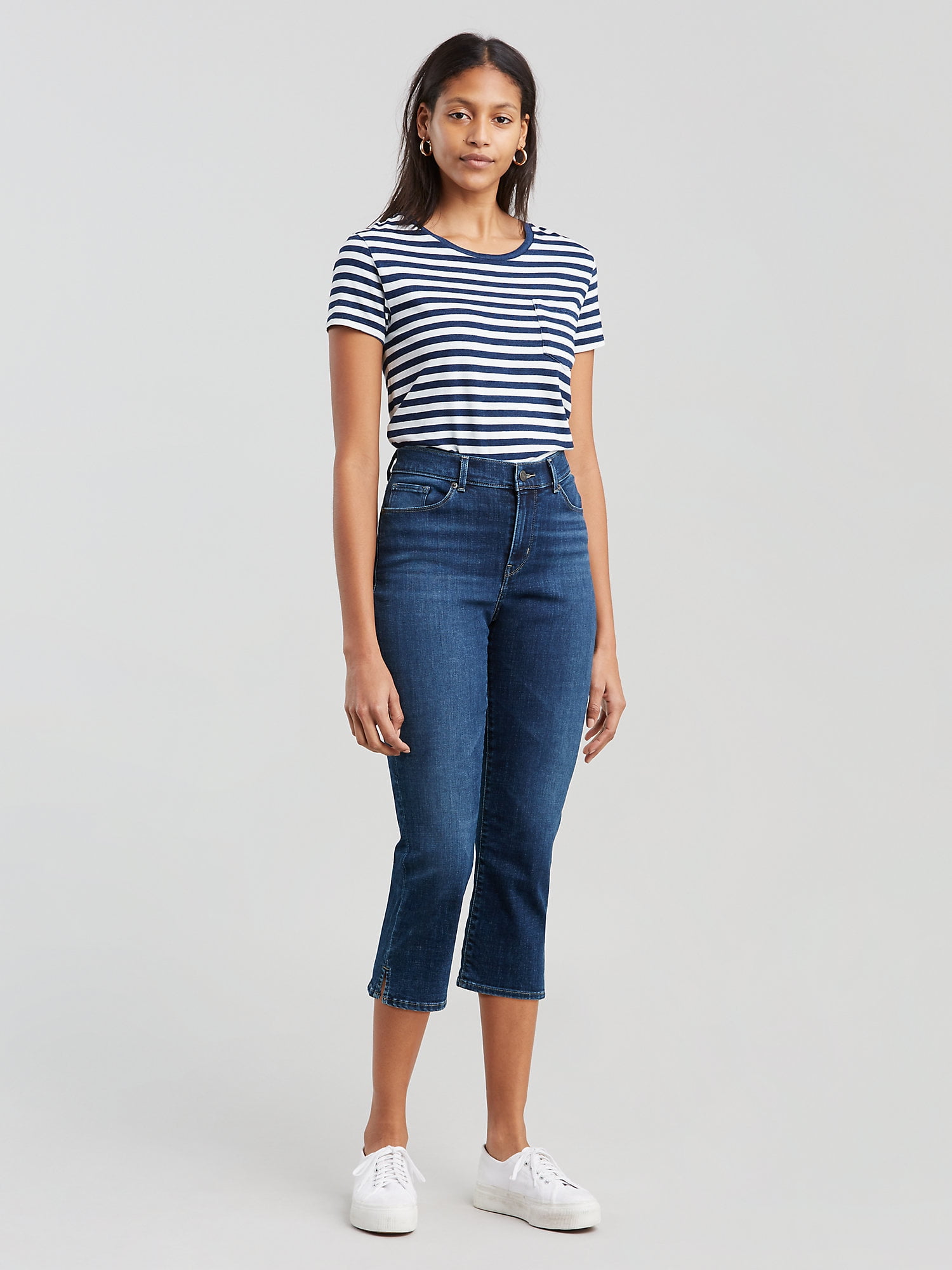 womens jean capris