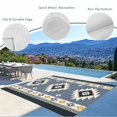 thumbnail image 4 of Fsddascl Grey Geometric Outdoor Rug for Patio/Deck/Porch, Non-Slip Large Area Rug 5 x 8 Ft, Boho Aztec Southwest Abstract Plaid Indoor Outdoor Rugs Washable Area Rugs, Reversible Camping Rug Carpet, 4 of 5