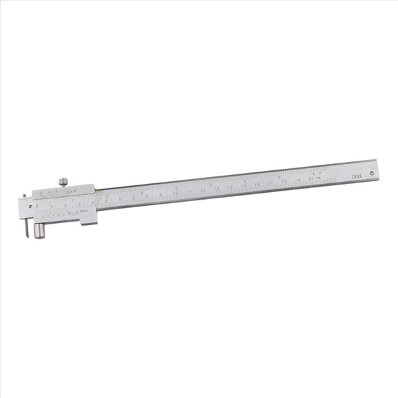 Calibre Vernier de Marcado de 0 A 200 mm con Trazador de Carburo, Regla de Marcado Paralelo, Instrumento de Medición, Herramienta
