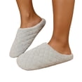 thumbnail image 7 of Agkizg Womens Fall Winter Slippers, House Slippers, Closed Toe Foam Backless House Slippers Soft Sole Warm Casual Indoor Bedroom Winter Slippers, 7 of 7
