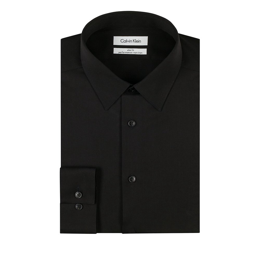 Calvin Klein - Steel Slim-Fit Non-Iron Dress Shirt - Walmart.com ...