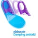 thumbnail image 4 of Muyoka Plantillas deportivas de gel de silicona para aliviar el dolor de pies Plantillas de gel de masaje antideslizantes y transpirables Plantillas de soporte ortopédico de absorción de impactos para Muyoka Hogar, 4 of 7