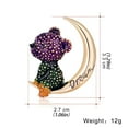 thumbnail image 5 of Dianli Crystal Che-rry Brooch Generous Versatile Clothing Party Dinner Party Dance Performance Clearance Items, 5 of 5