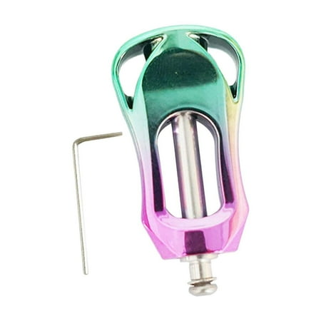 koolsoo Fishing Reel Handle Knob Handle Grip Modification for Water Drop Fishing Wheel Fishing Accessory DIY Accessories Hollow Grip pink with axis